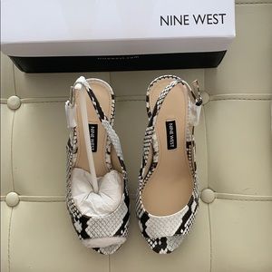 Nine West Snakeskin Heels